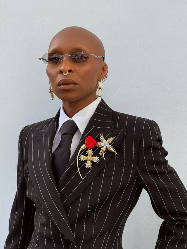 Cynthia Erivo relembra decisão de raspar cabelo para “Wicked”: “Vulnerável”